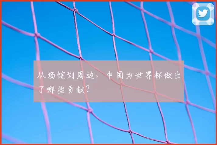 从场馆到周边，中国为世界杯做出了哪些贡献？