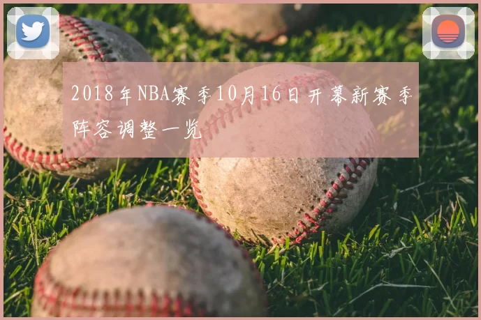 2018年NBA赛季10月16日开幕新赛季阵容调整一览
