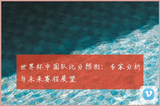 世界杯中国队比分预测:专家分析与未来赛程展望